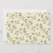 Roze limonade 1e verjaardag foto uitnodiging (Achterkant)