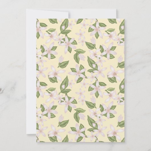 Roze limonade 1e verjaardag uitnodiging (Achterkant)