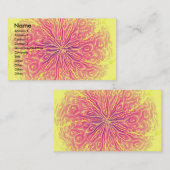 Roze limonade 2 visitekaartje (Voorkant / Achterkant)