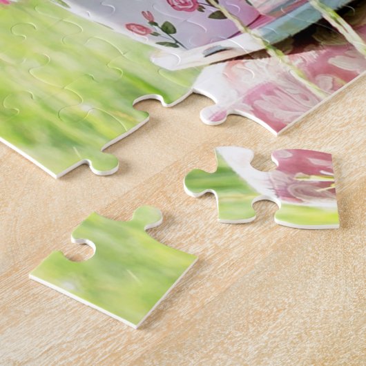 Roze limonade afbeelding legpuzzel (Zijkant)