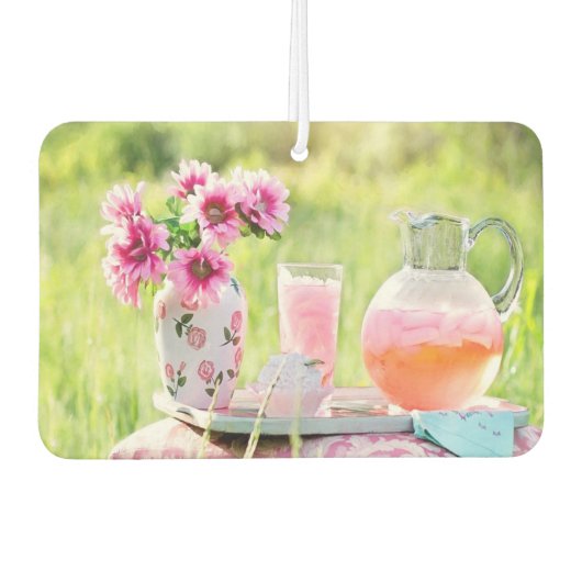 Roze limonade afbeelding luchtverfrisser (Voorkant)