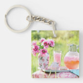 Roze limonade afbeelding sleutelhanger (voorkant)