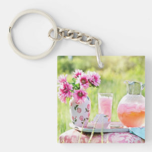 Roze limonade afbeelding sleutelhanger