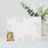 Roze limonade basis lege receptkaart informatiekaartje (Staand voorkant)