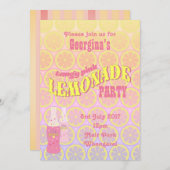 Roze limonade Birthday Kaart (Voorkant / Achterkant)