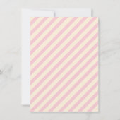 Roze limonade Birthday Party Kaart (Achterkant)