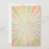 Roze limonade Birthday Party Kaart (Achterkant)