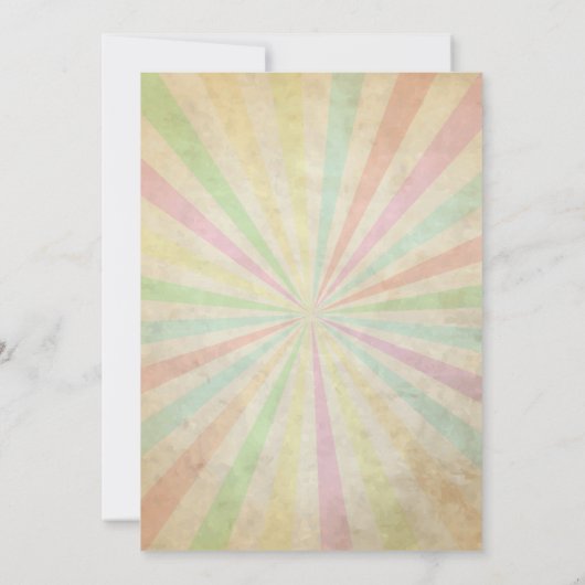 Roze limonade Birthday Party Kaart (Achterkant)