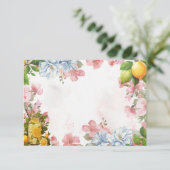 Roze limonade Blank Recept Kaart (Staand voorkant)