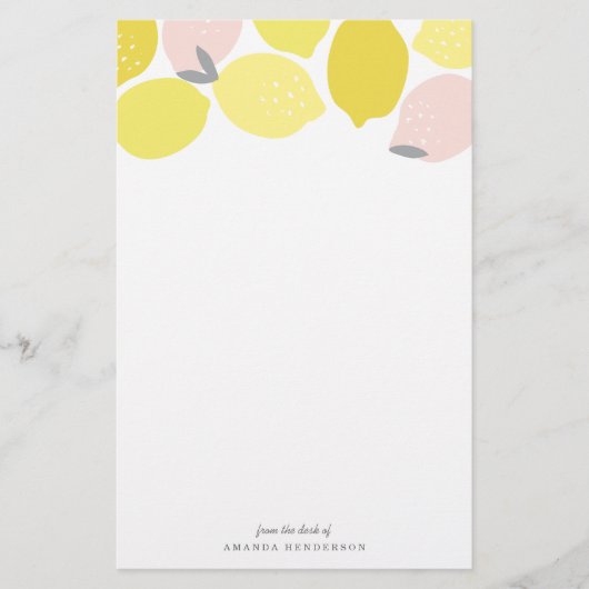 Roze limonade briefpapier (Voorkant)