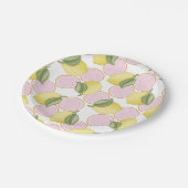 Roze limonade citrus verjaardagsfeest Borden Papieren Bordje (Gekanteld)