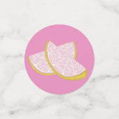 Roze limonade Confetti voor verjaardagsfeestje Dec (Kleine voorkant)