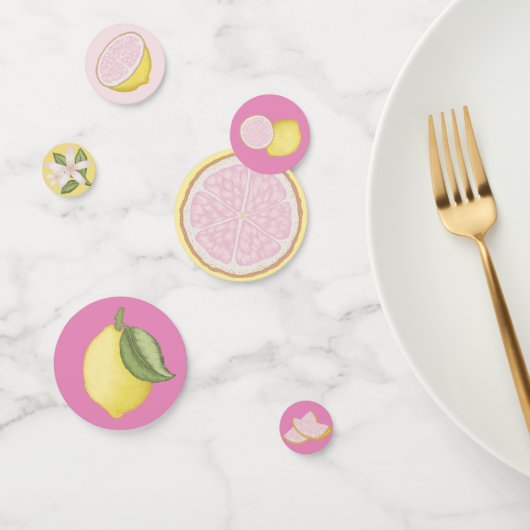 Roze limonade Confetti voor verjaardagsfeestje Dec (Groep)