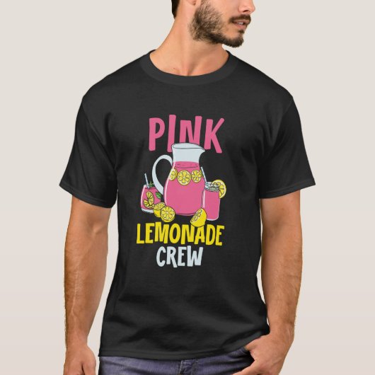 Roze limonade Crew Lemon Juice Boss 13 T-shirt (Voorkant)