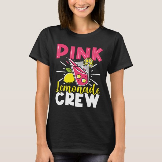 Roze limonade Crew Lemon Juice Boss 14 T-shirt (Voorkant)