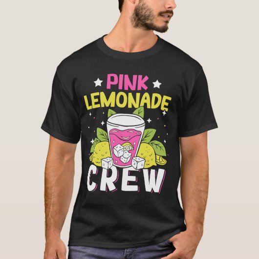 Roze limonade Crew Lemon Juice Boss 18 T-shirt (Voorkant)