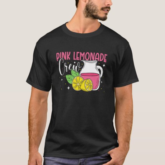 Roze limonade Crew Lemon Juice Boss 6 T-shirt (Voorkant)