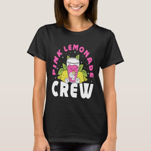 Roze limonade Crew Lemon Juice Boss 7 T-shirt (Voorkant)