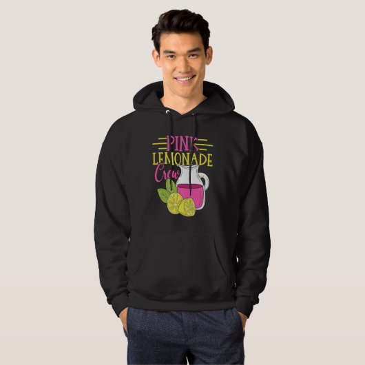 Roze limonade Crew Lemon Juice Boss 8 Hoodie (Voorkant volledig)