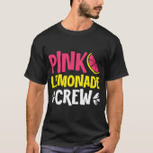 Roze limonade Crew Lemon Juice Boss T-shirt (Voorkant)