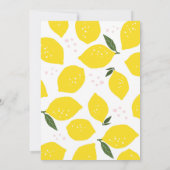 Roze limonade eerste uitnodiging op zaterdag (Achterkant)