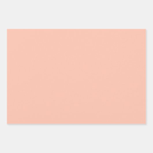 Roze limonade effen kleur | Klassiek | Elegant Inpakpapier Vel (Voorkant)