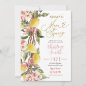 Roze limonade en boog Main Squeeze Baby shower Kaart (Voorkant)