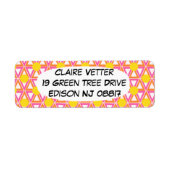 Roze limonade etiket (Voorkant)