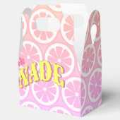 Roze limonade feest bedankdoosjes (Geopend)