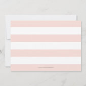 Roze limonade feestje uitnodigen kaart (Achterkant)