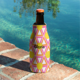 Roze limonade flesjeskoeler