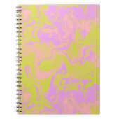 Roze limonade gemarmerd Notitieboek (Voorkant)