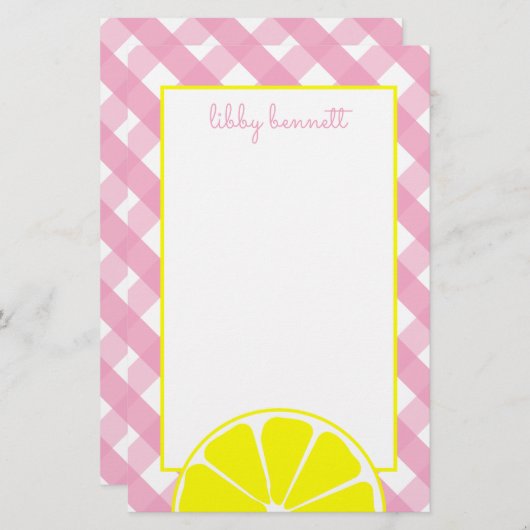 Roze limonade gepersonaliseerde artikelen (Voorkant / Achterkant)