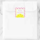Roze limonade gepersonaliseerde Stickers (Tas)