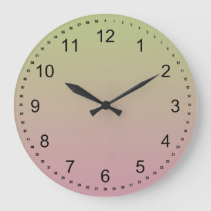 Roze limonade grote klok