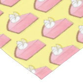 Roze limonade Icebox Lemon Pie Slice Picnic Tafelkleed (Gekanteld)