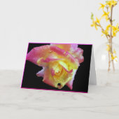 Roze limonade kaart (Gele Bloem)