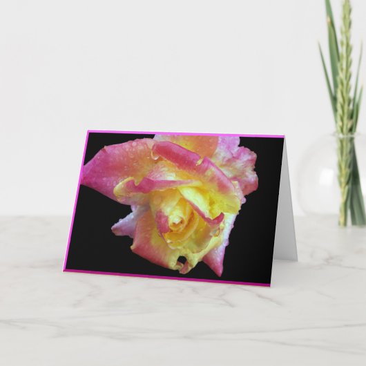 Roze limonade kaart (Voorkant)