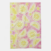 Roze limonade keukenhanddoek (Verticaal)