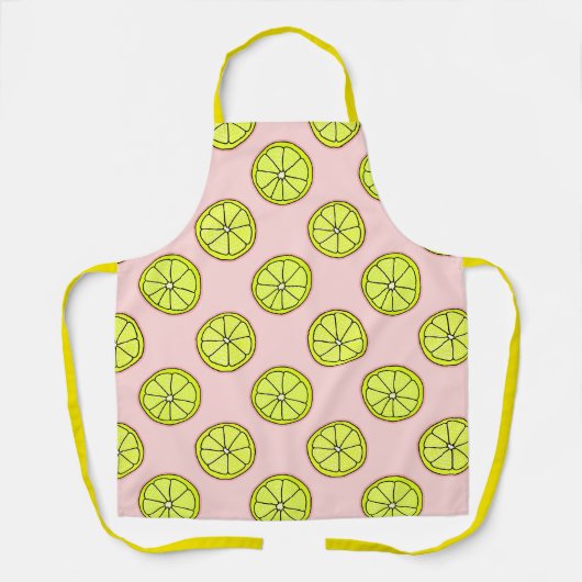 Roze limonade leemon slice Pattern Blush Schort (Voorkant)