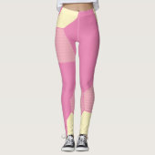 Roze limonade leggings (Voorkant)