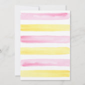 Roze limonade Lemon Birthday Kaart (Achterkant)