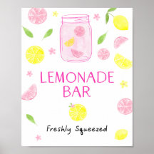 Roze limonade Lemon Birthday