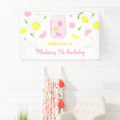Roze limonade Lemon Birthday Spandoek (Insitu)