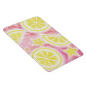 Roze limonade 'lemons' premium magnet magneet (Rechterzijde)