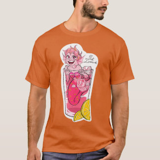 Roze limonade Mermaid Mermaid Beverage Collectie T-shirt