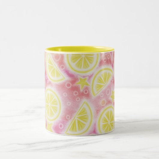 Roze limonade mok met twee tonijnen (Center)