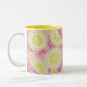 Roze limonade mok met twee tonijnen (Links)