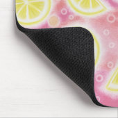 Roze limonade mousepad muismat (Hoek)