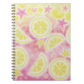 Roze limonade notebook notitieboek (Voorkant)